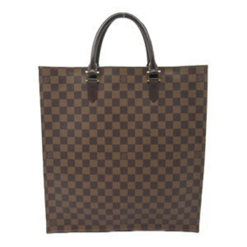 Louis Vuitton sack Handbag canvas Damier brown Ebene